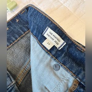 NWOT Madewell dark wash Perfect Vintage Jean, size 26
